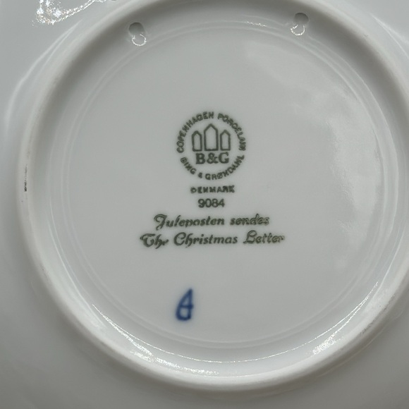 Bing and Grondahl 1984 Christmas Plate - Picture 4 of 4